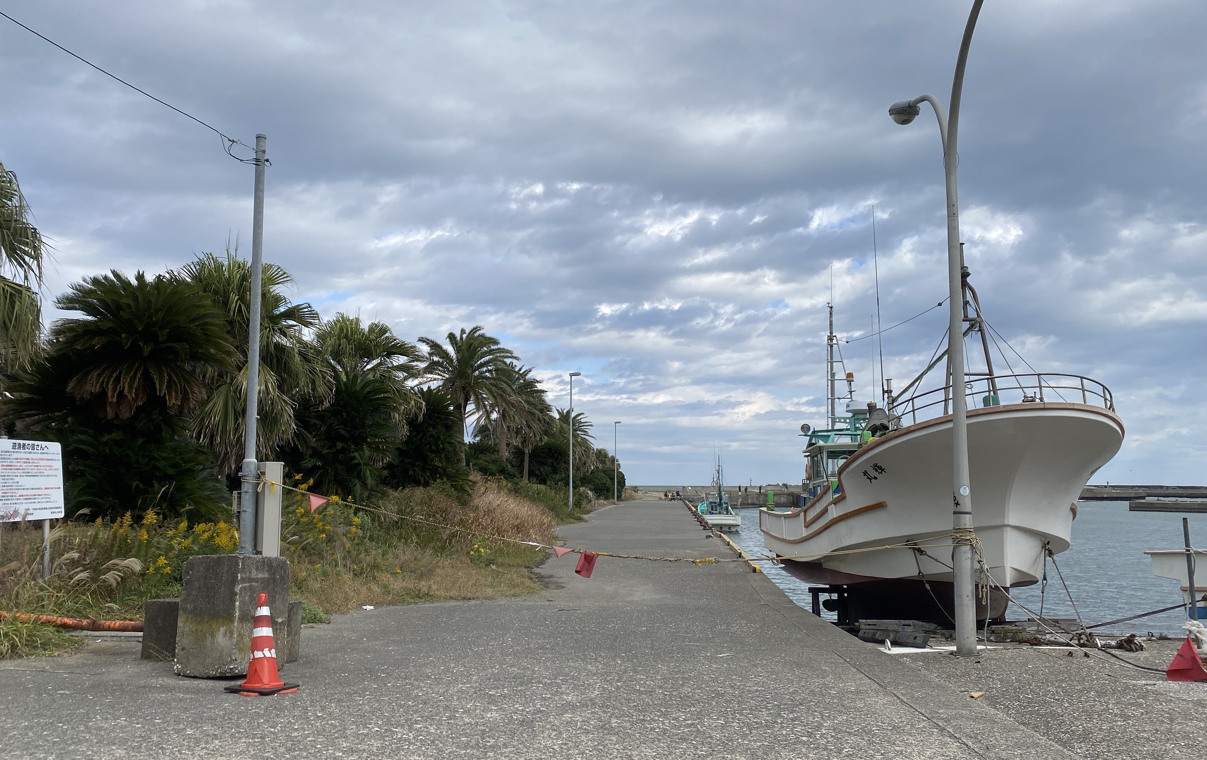 太東港　釣り禁止