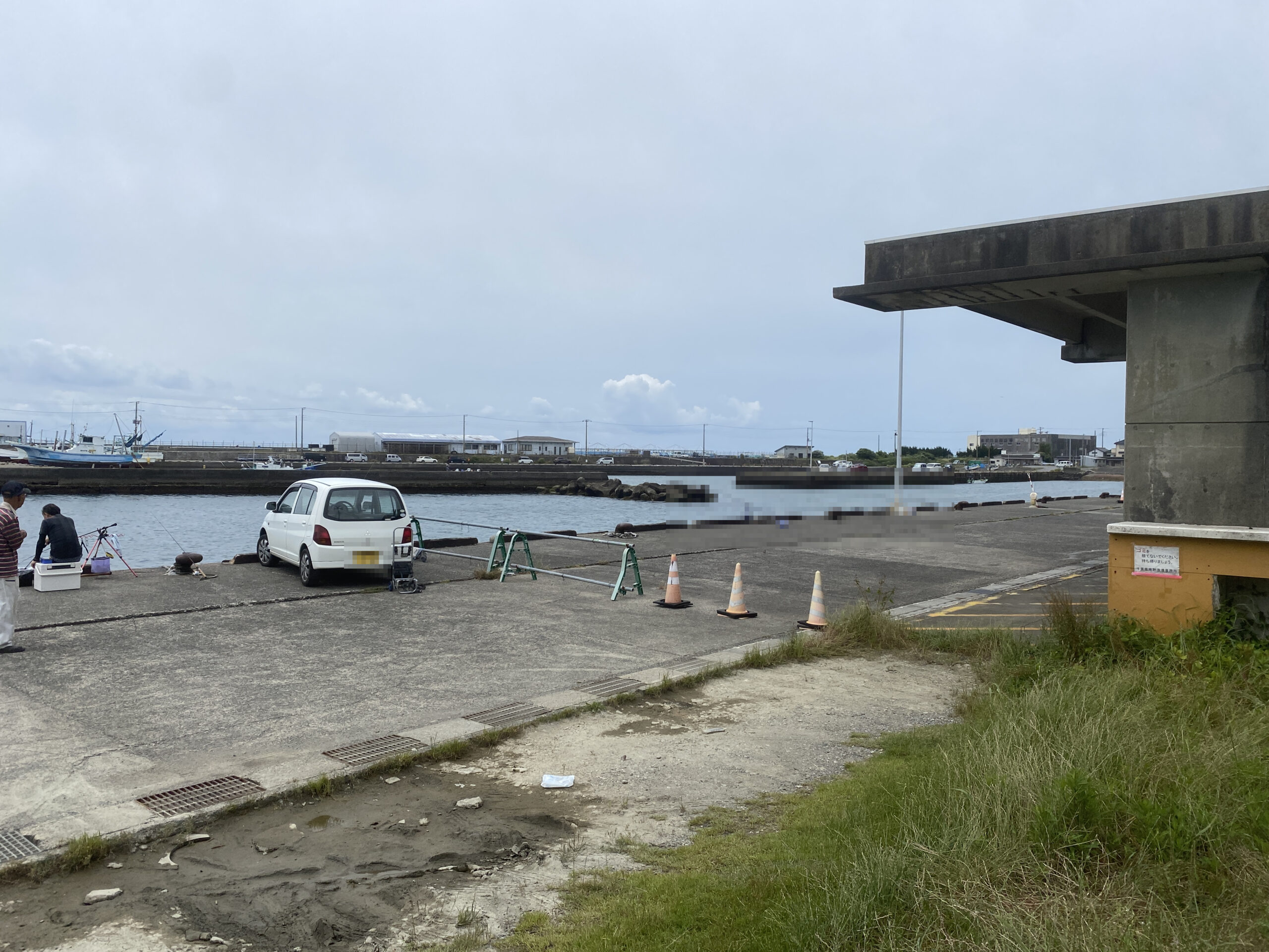 乙浜漁港　釣り禁止エリア　釣り可能エリア