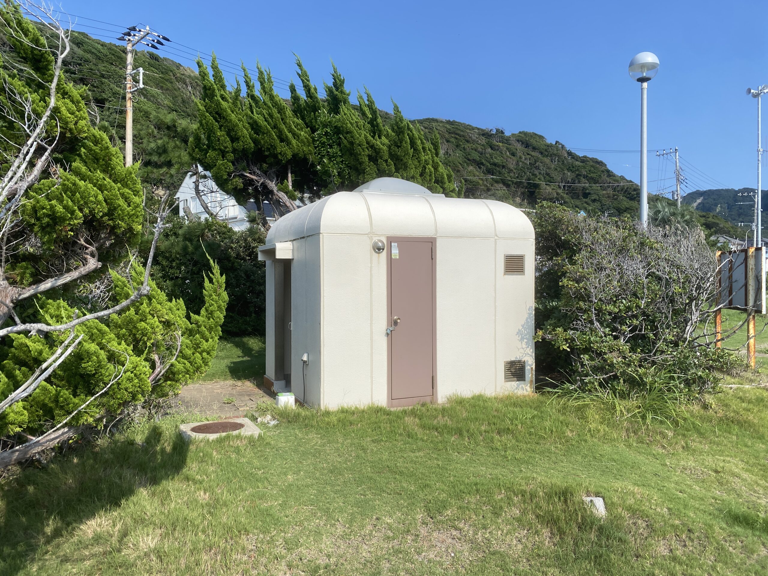 浜金谷港　釣り　トイレ