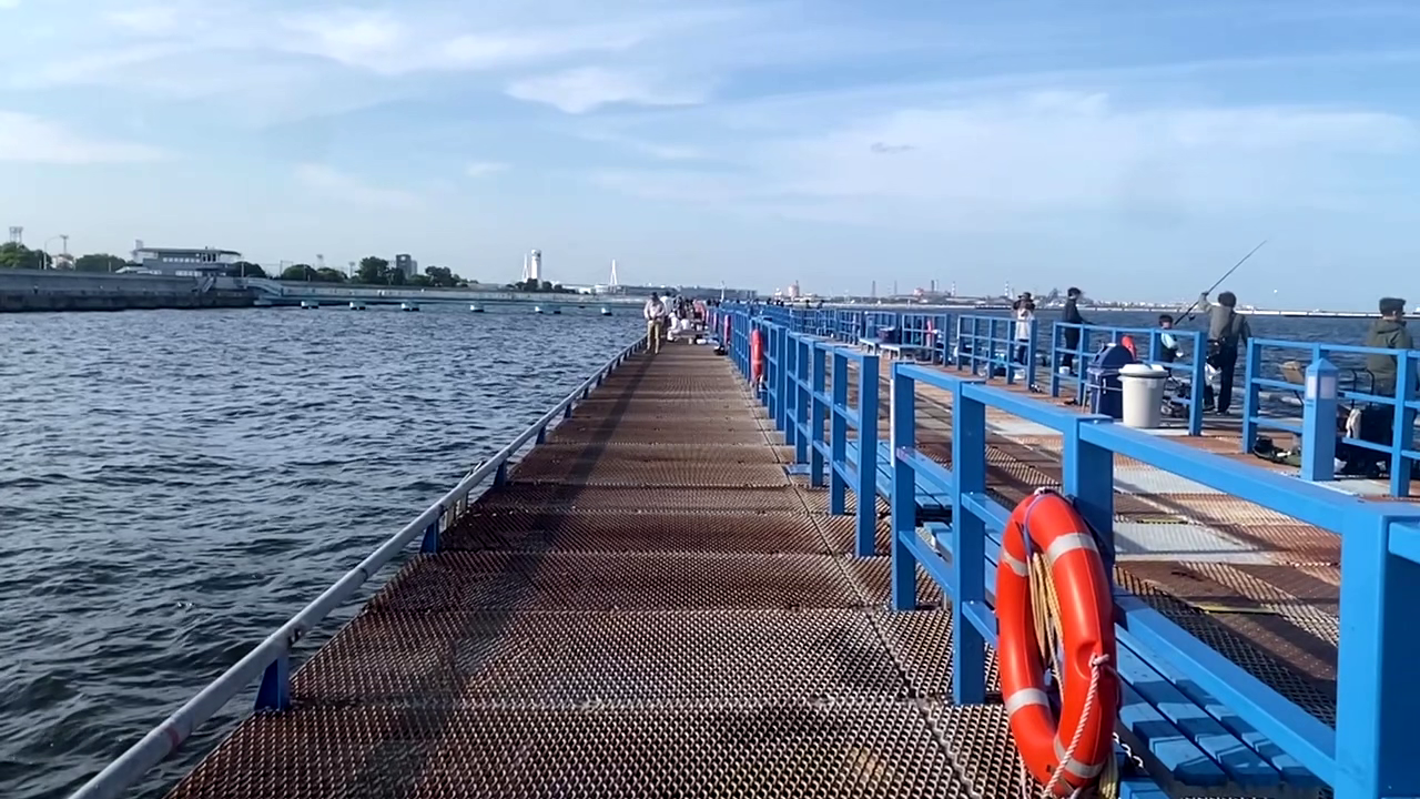 本牧海づり施設　釣り