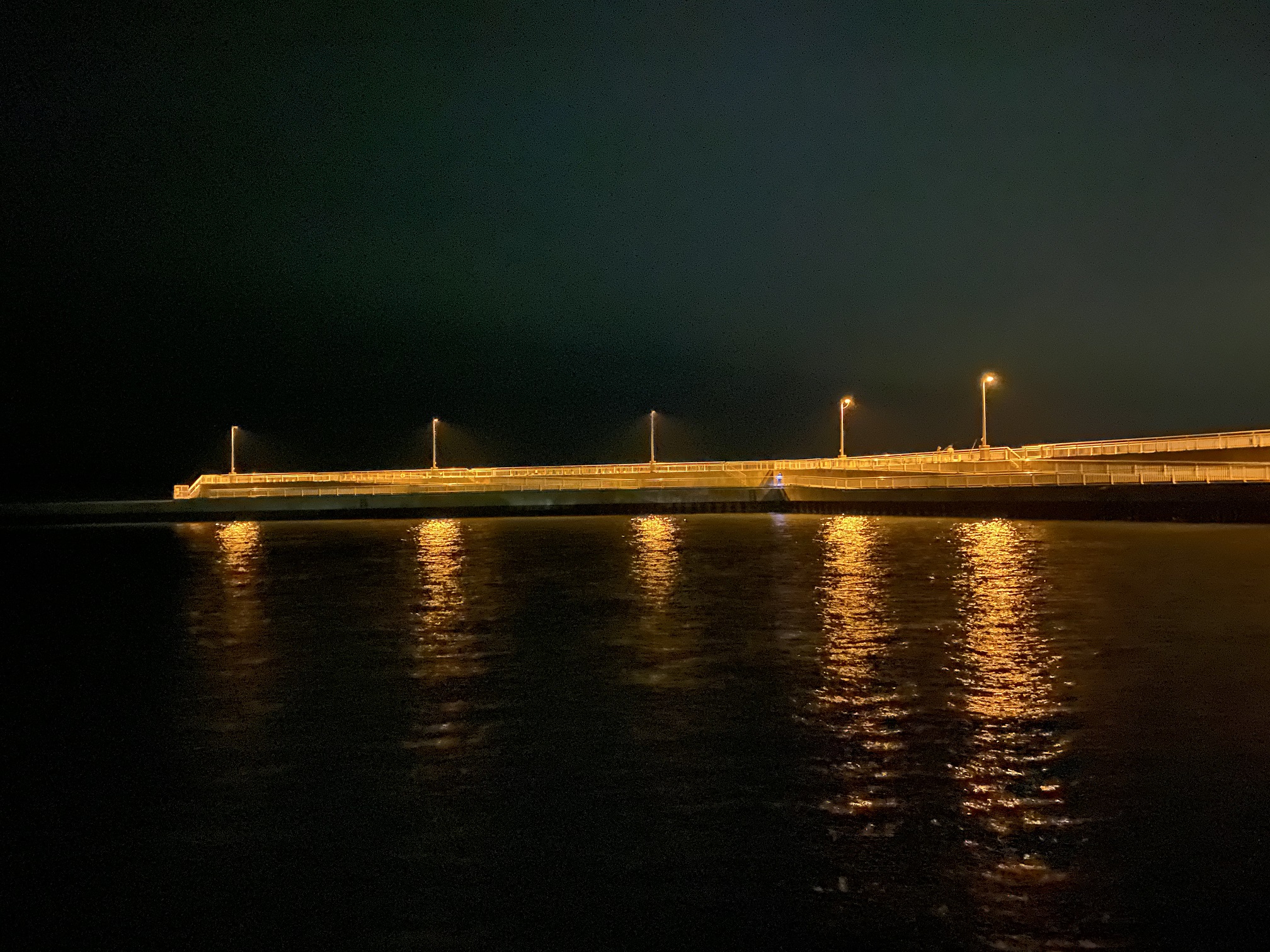 飯岡漁港　ナイター照明