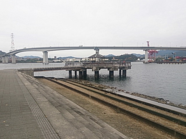 さか・なぎさ公園　海田大橋が見える場所