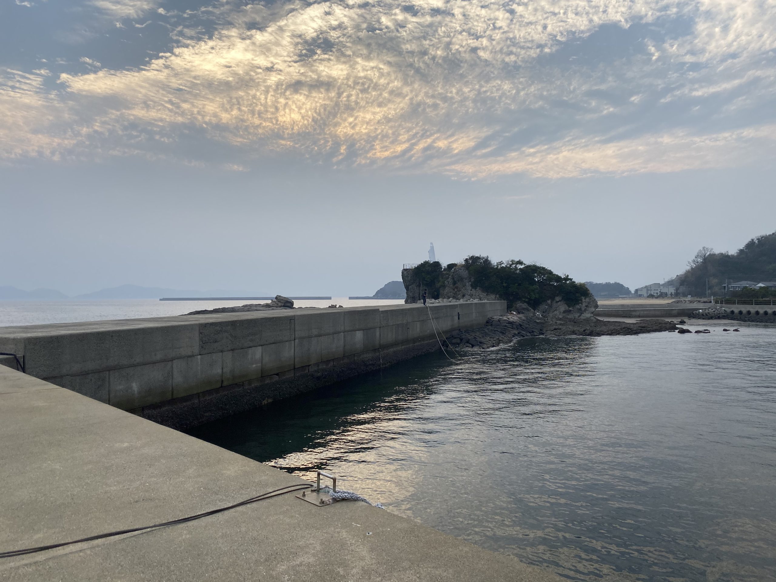 長崎神ノ島マリア像横堤防