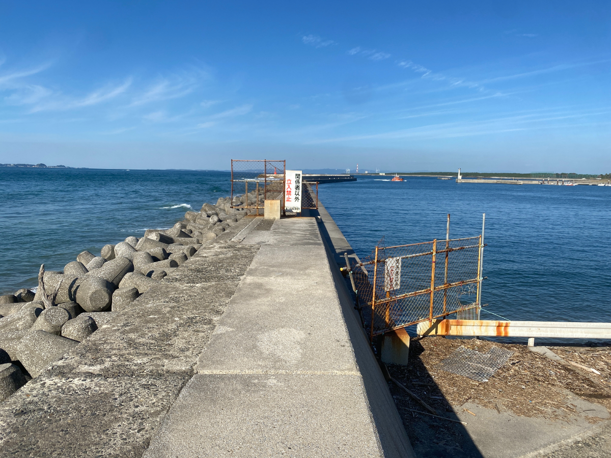 伊良湖港　釣り　立入禁止