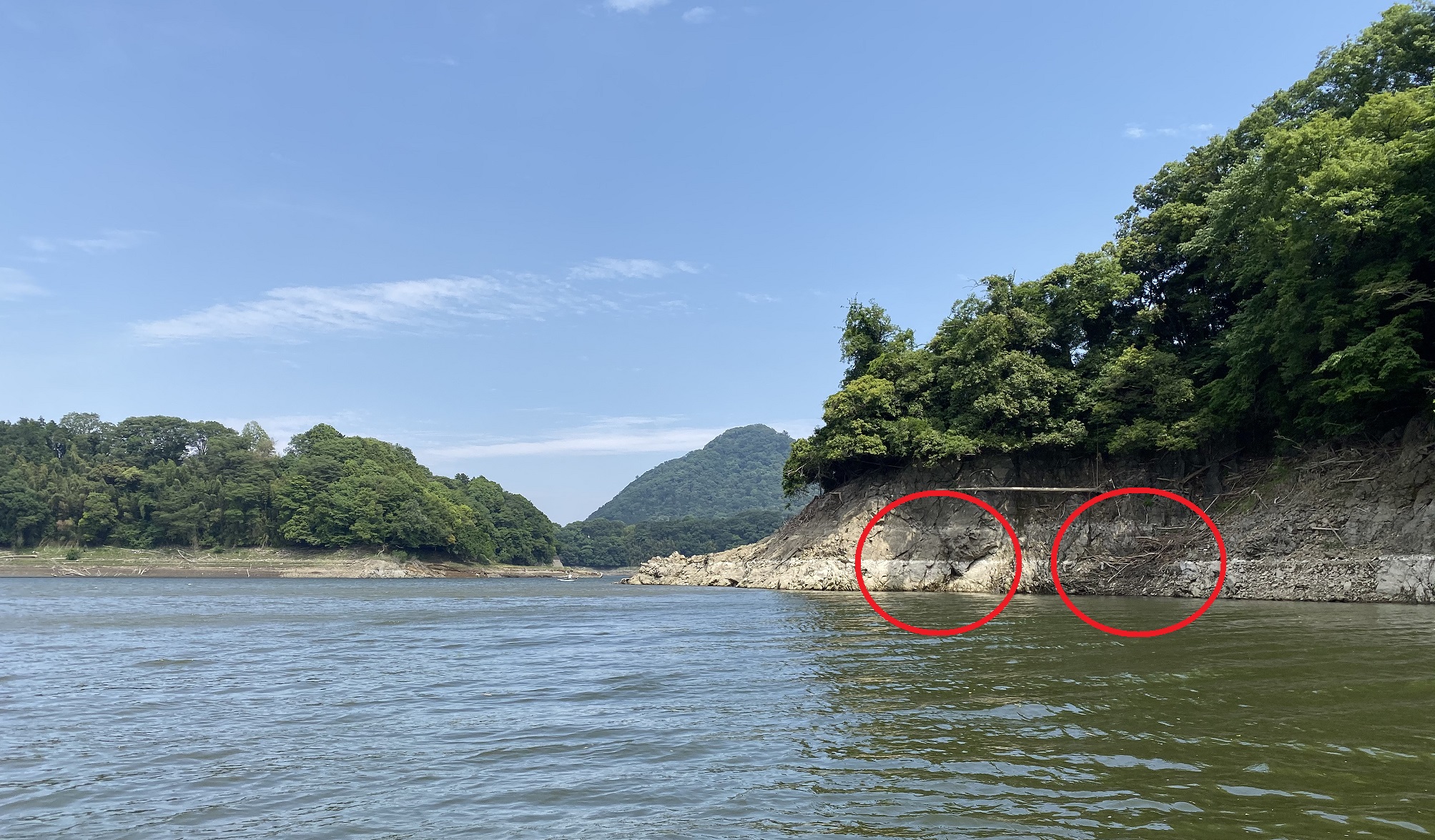 津久井湖　４番岬　ポイント