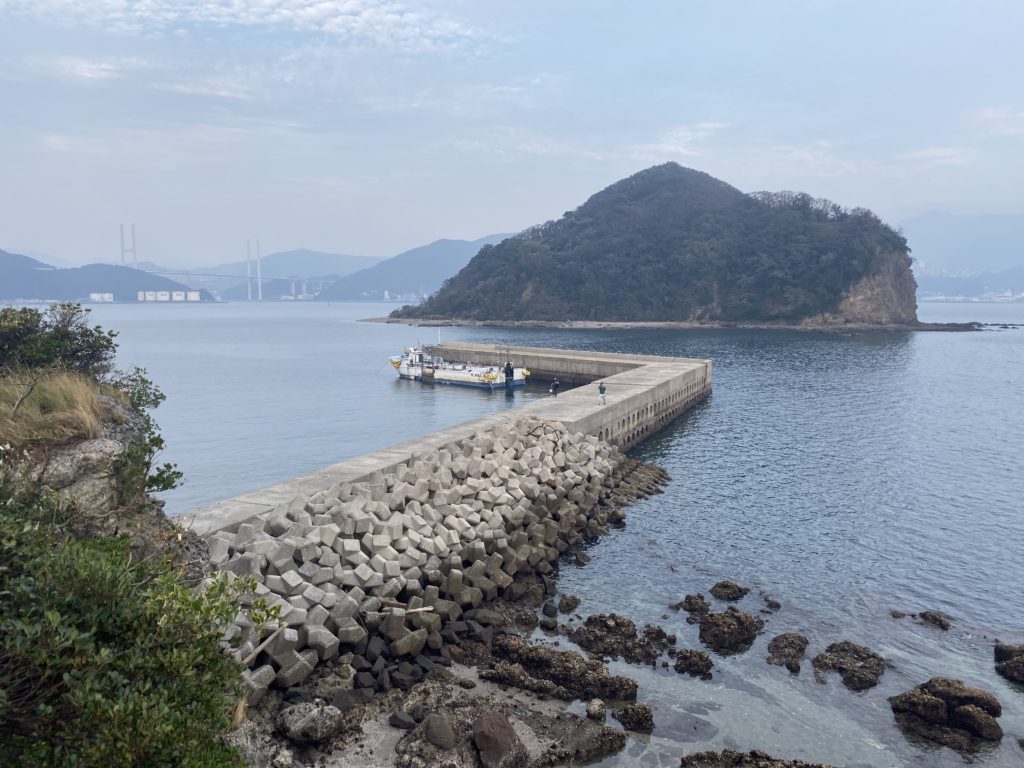 長崎 神ノ島 岬のマリア像周辺