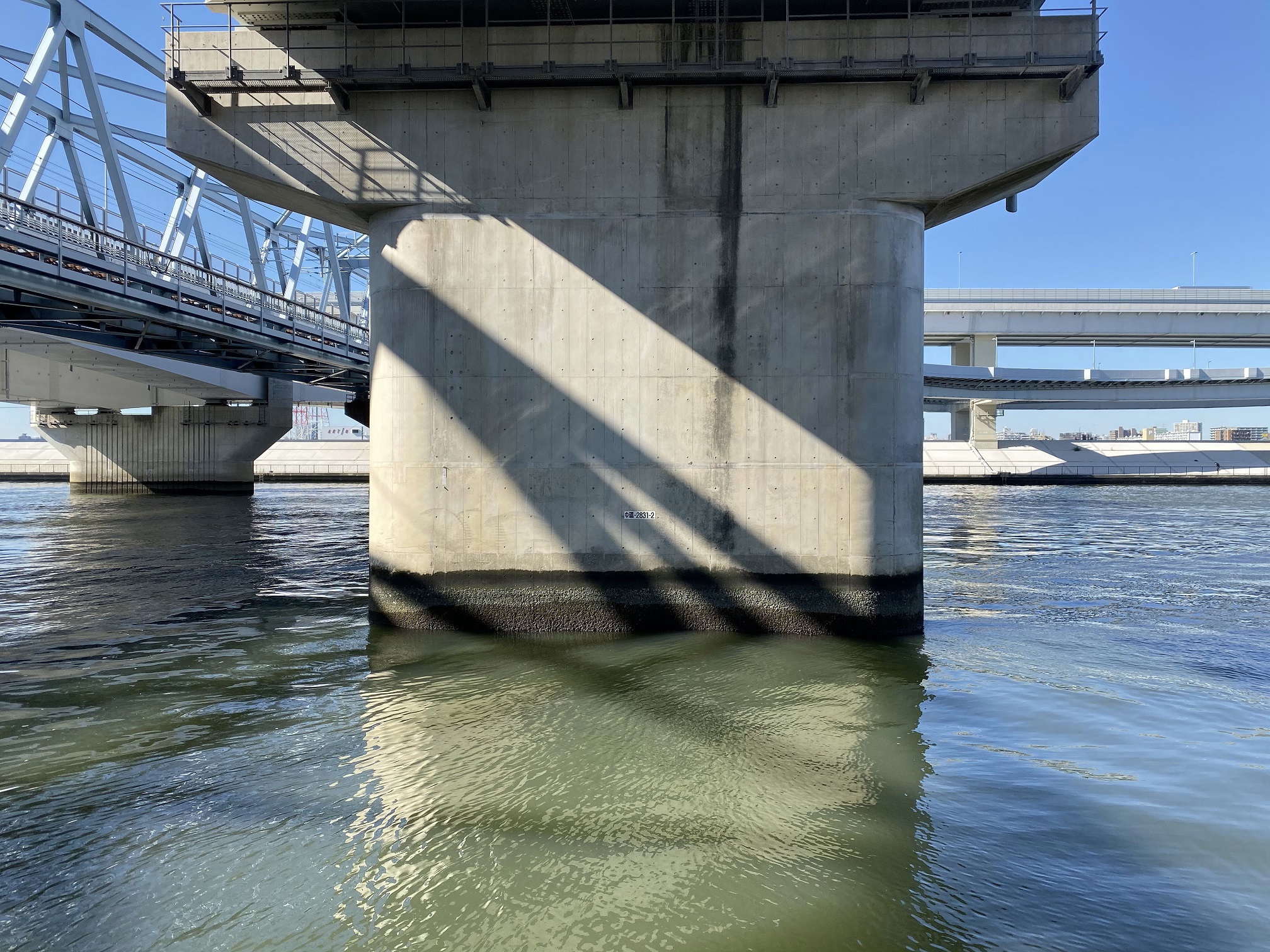 西葛西 中川 首都高速下