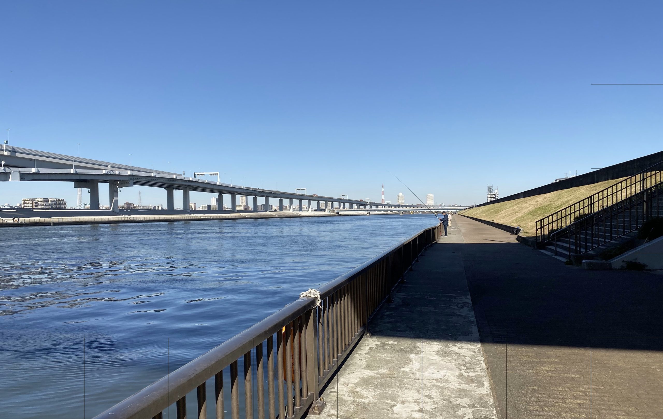 西葛西 中川 首都高速下