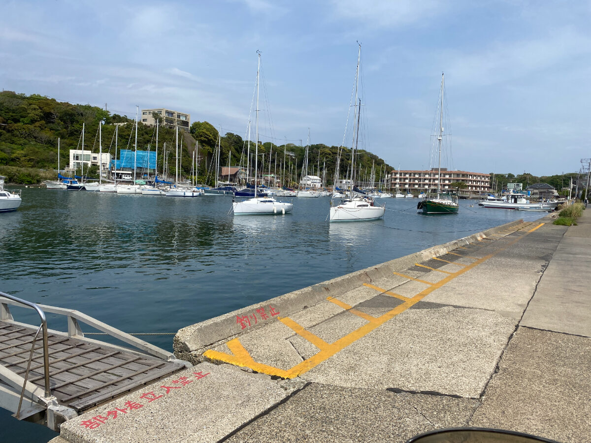 油壷京急マリーナ前　白須護岸