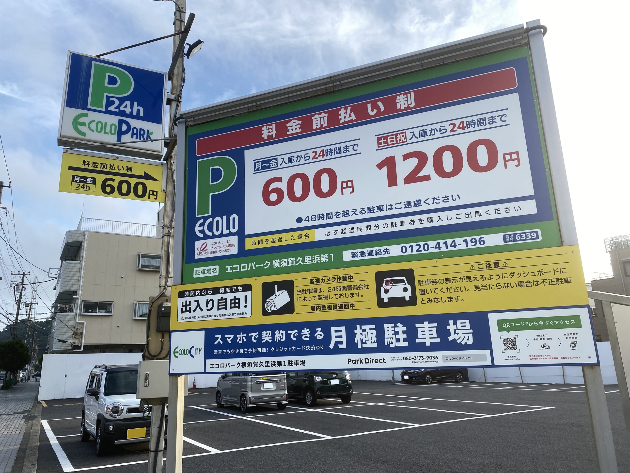 平作川河口　駐車場