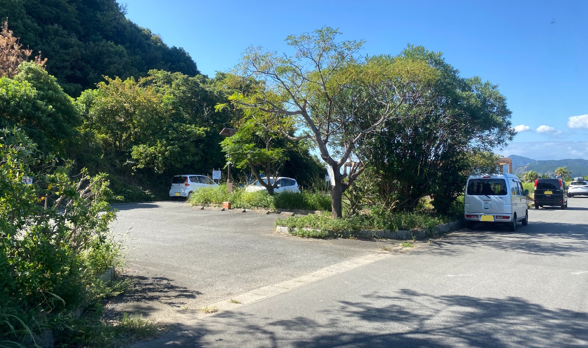 宿田曽漁港　釣り　駐車場