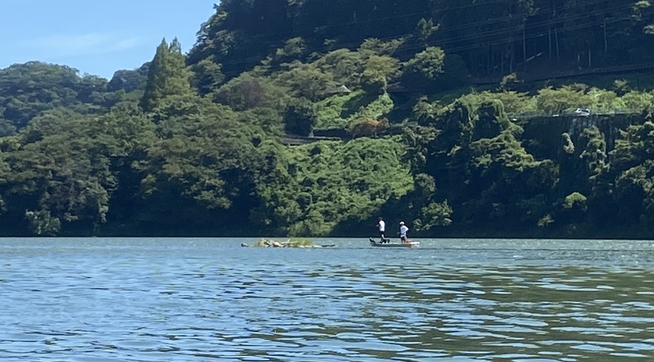 津久井湖　バス釣り　水中島