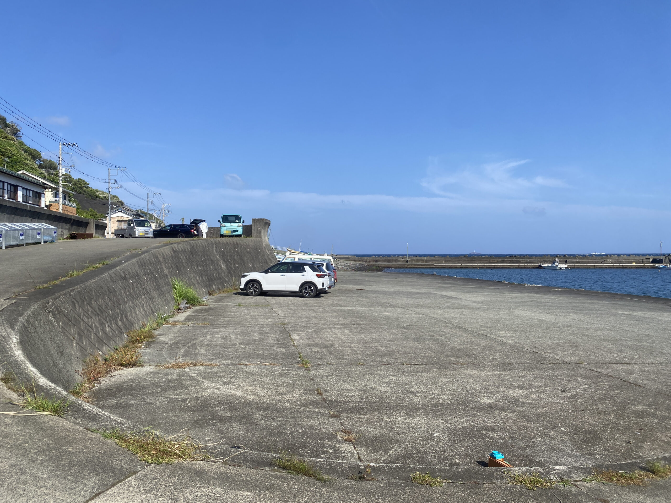 下流漁港　釣り　駐車場