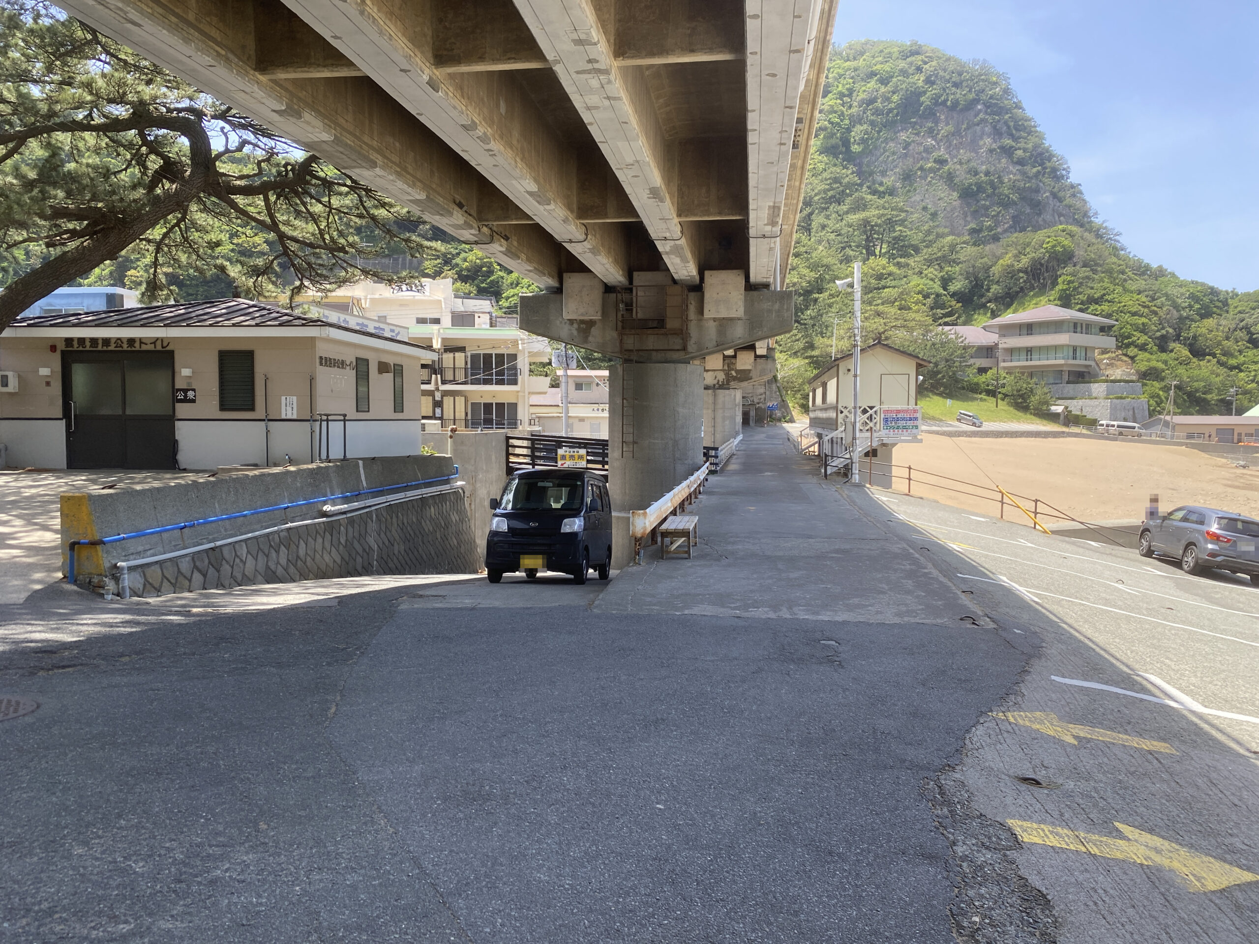雲見漁港　釣り　駐車場