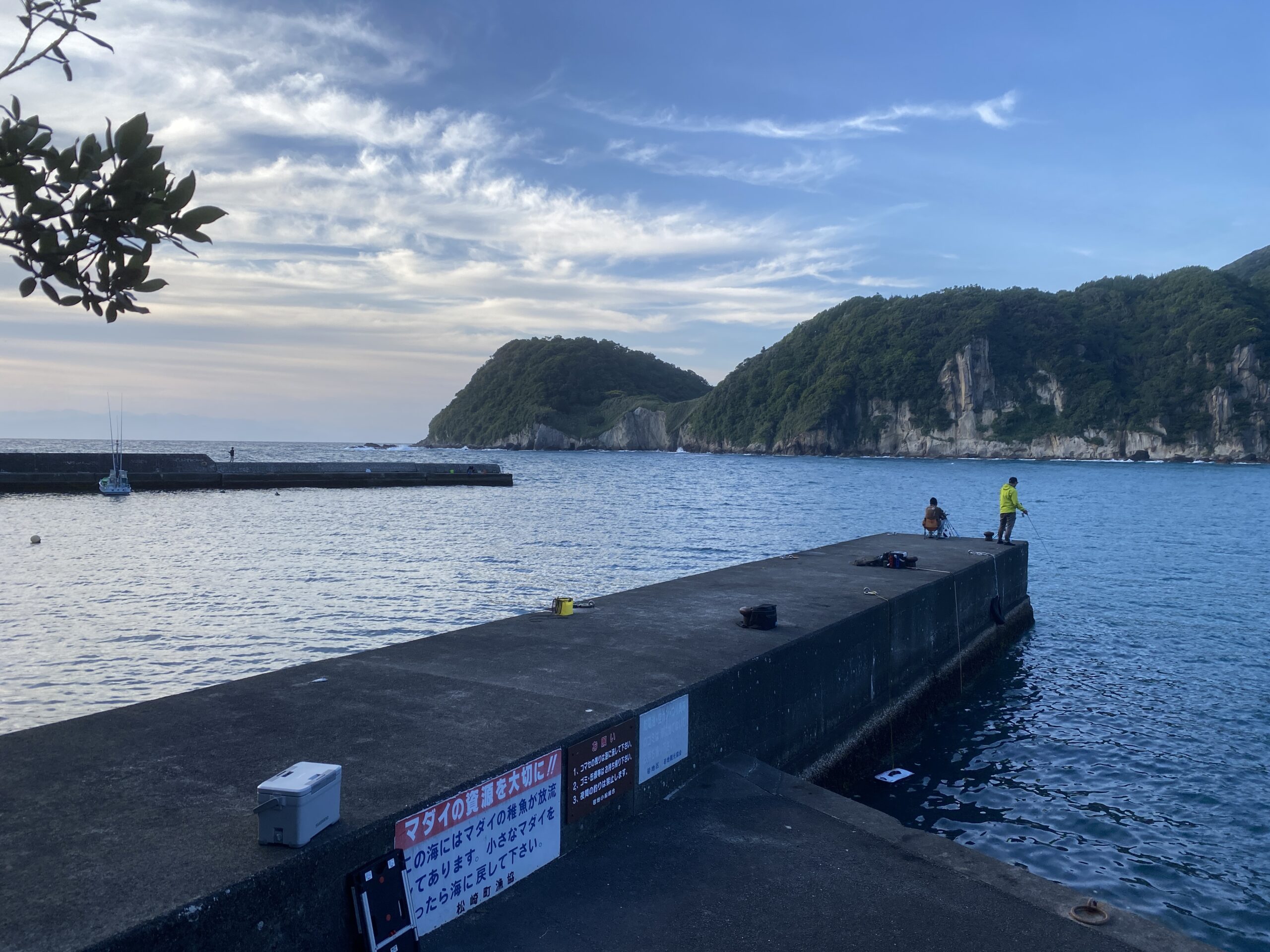 岩地漁港　釣り