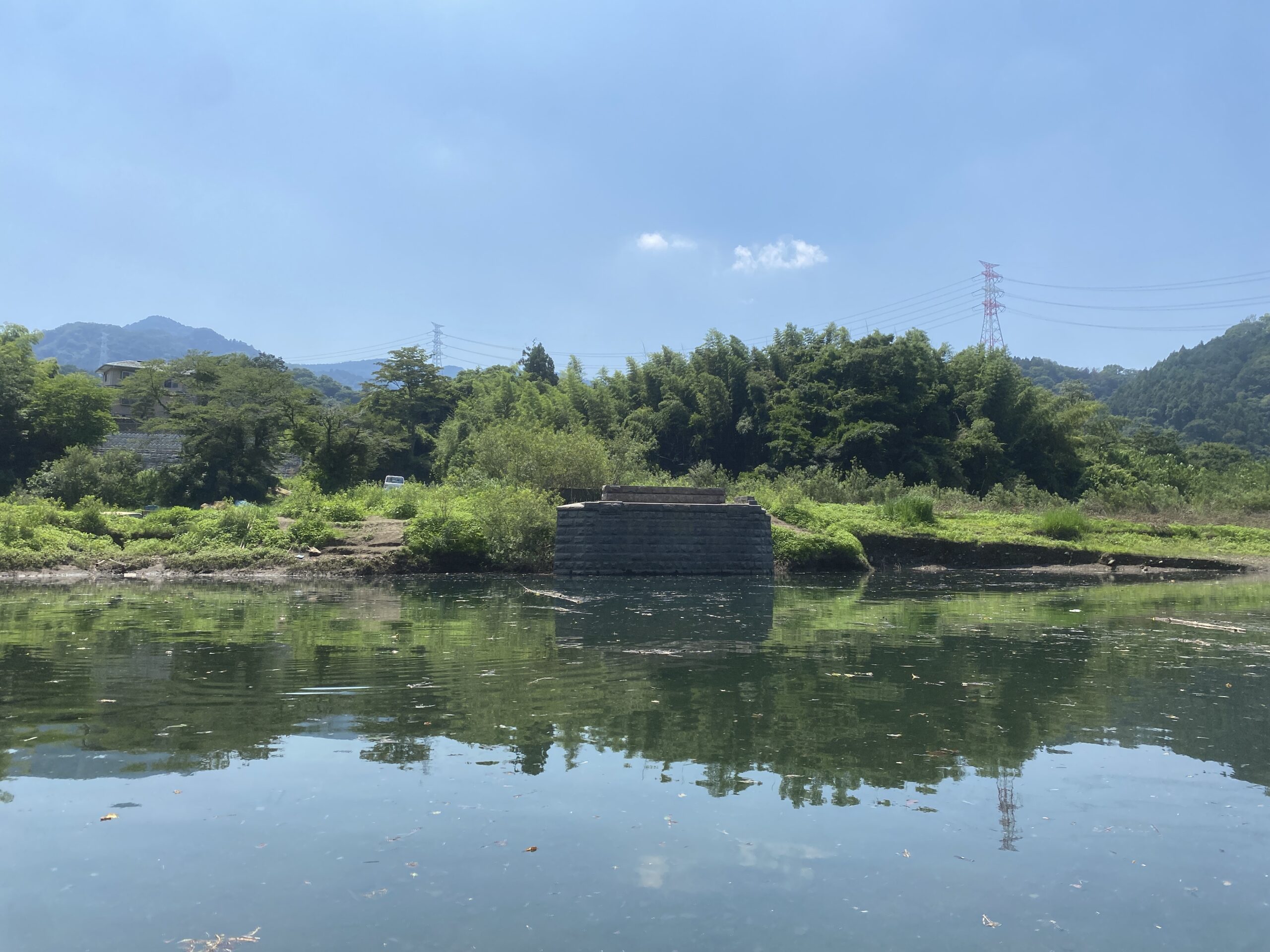 津久井湖　バス釣り　旧道志川周辺