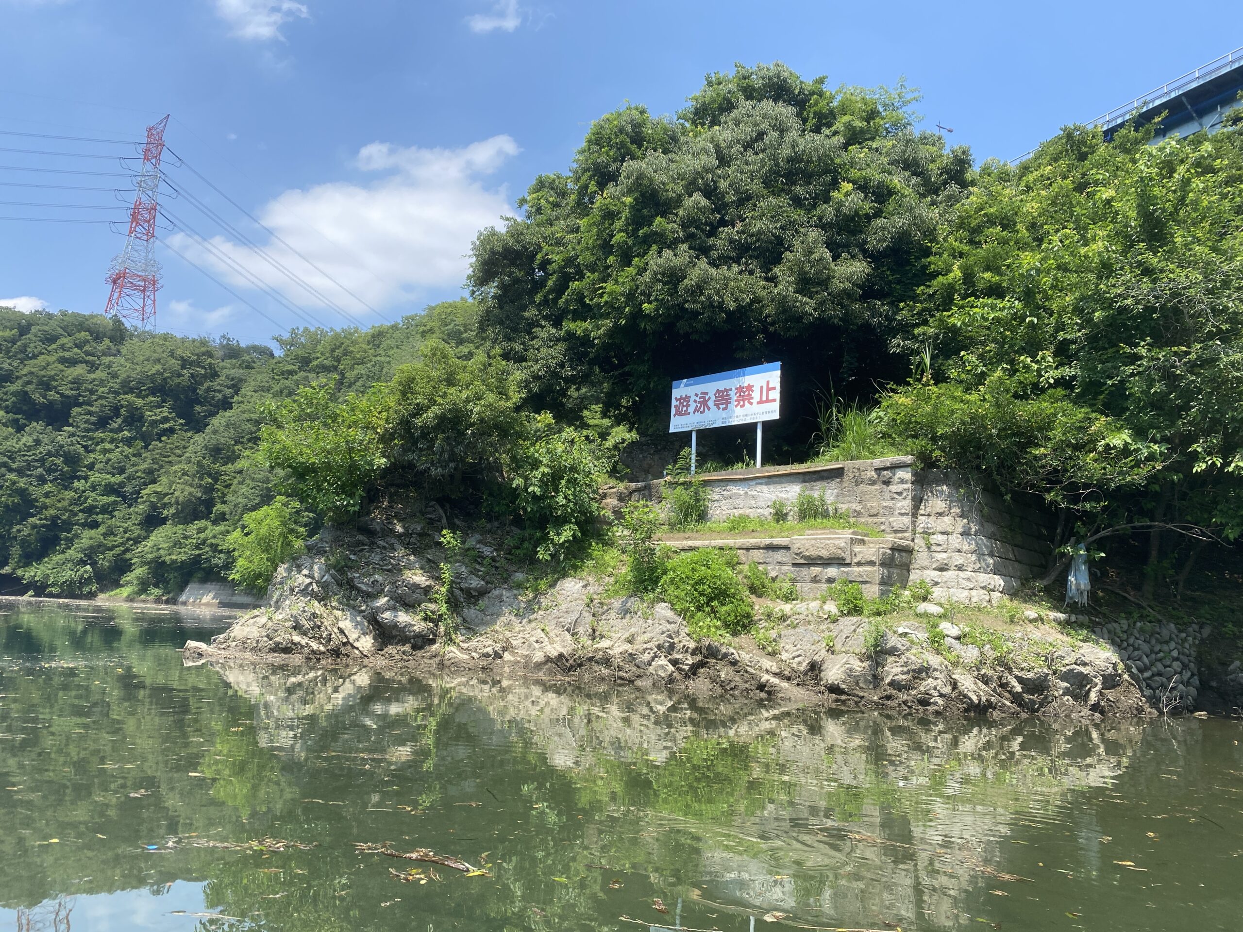 津久井湖　バス釣り　旧道志川周辺