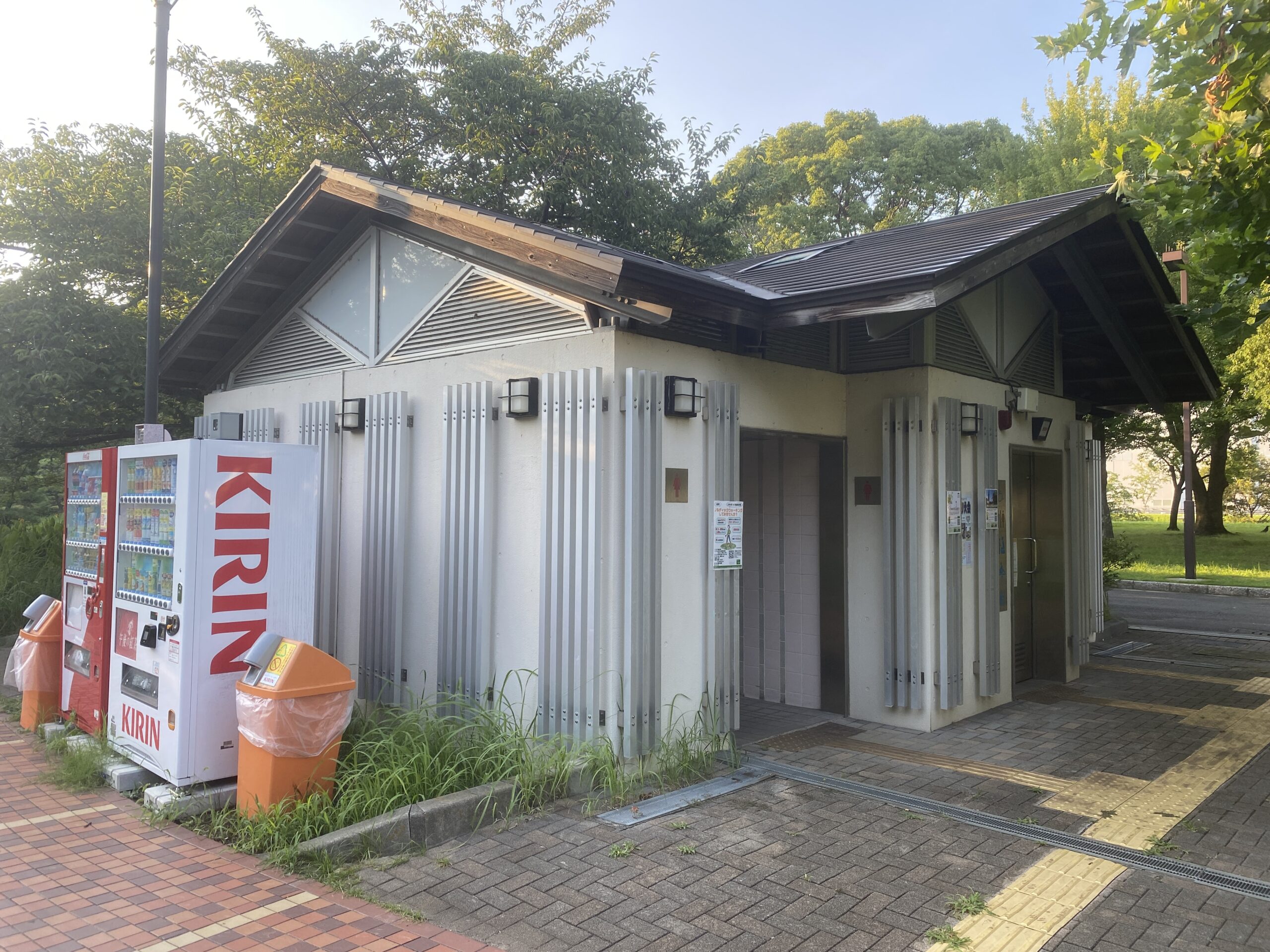 亀戸中央公園　釣り　トイレ