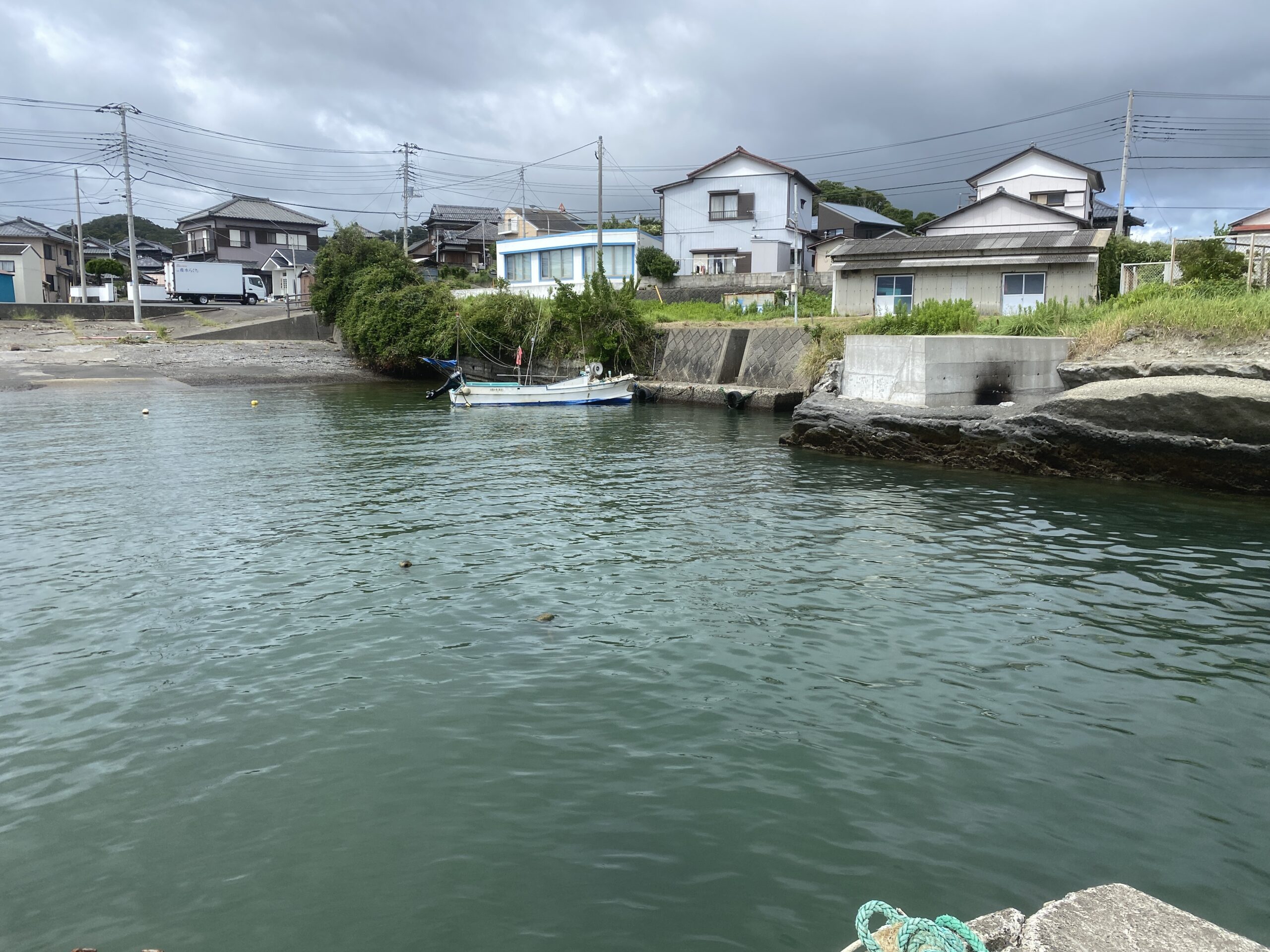 南房総の漁港　境港　釣り
