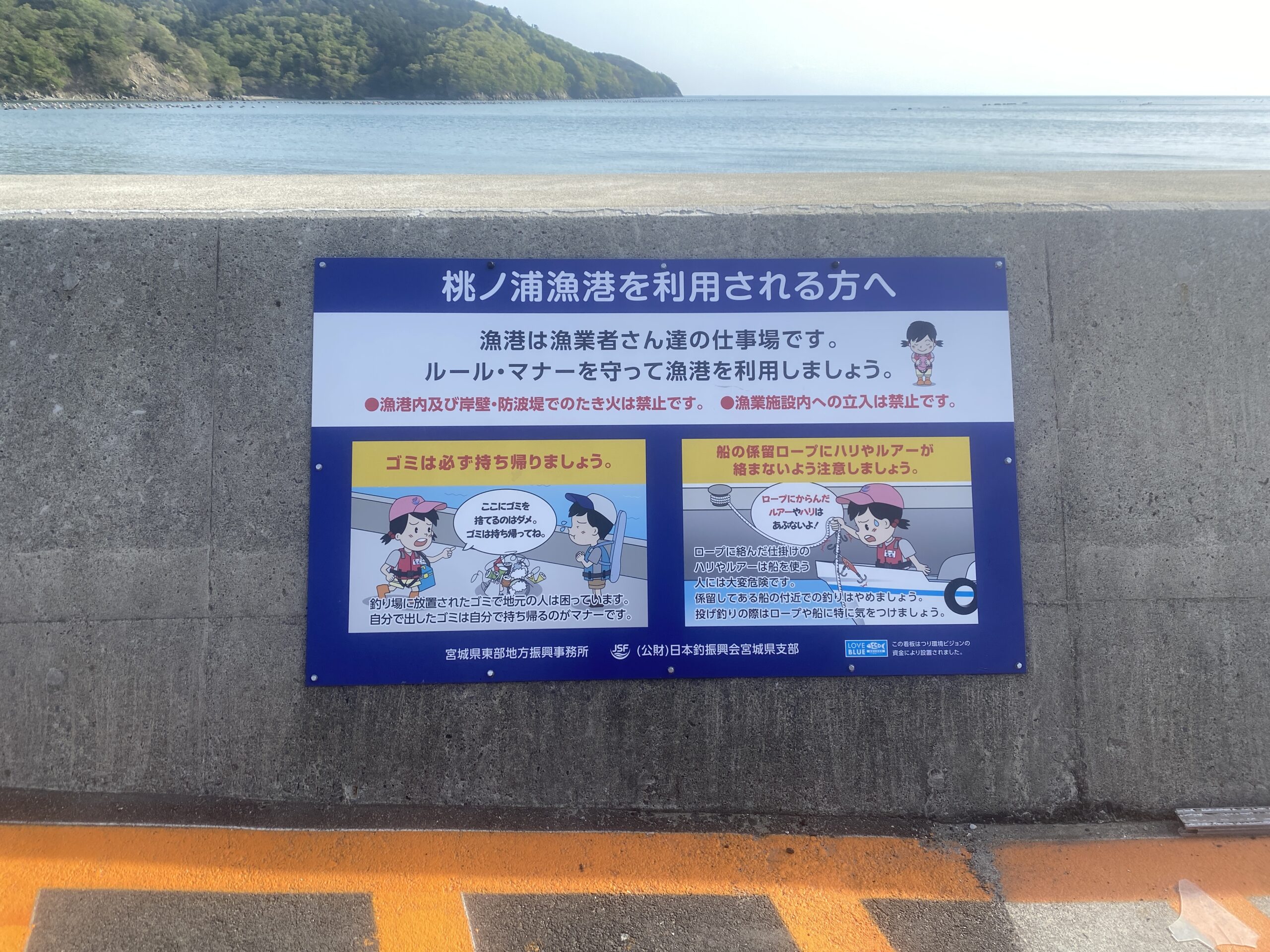 桃浦漁港　釣り