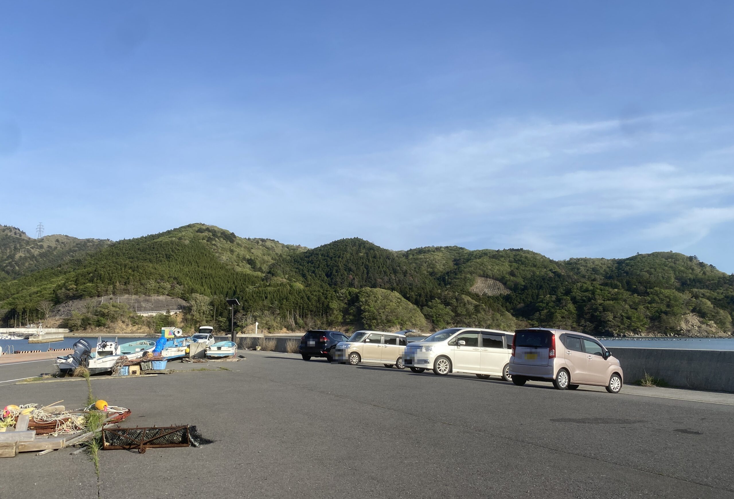 桃浦漁港　釣り　駐車場