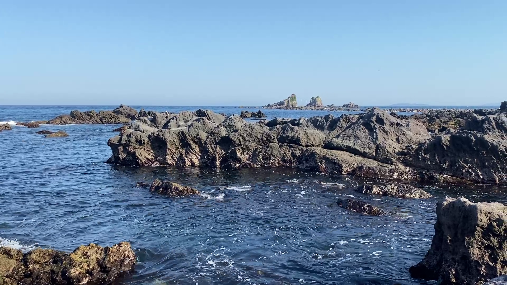 真鶴半島の磯釣りポイント　鉄棒