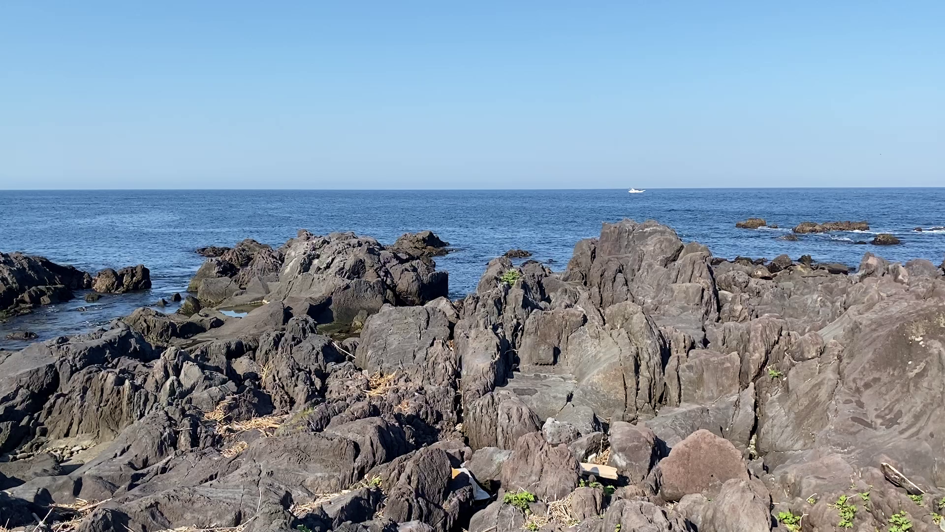 真鶴半島の磯釣りポイント　鉄棒