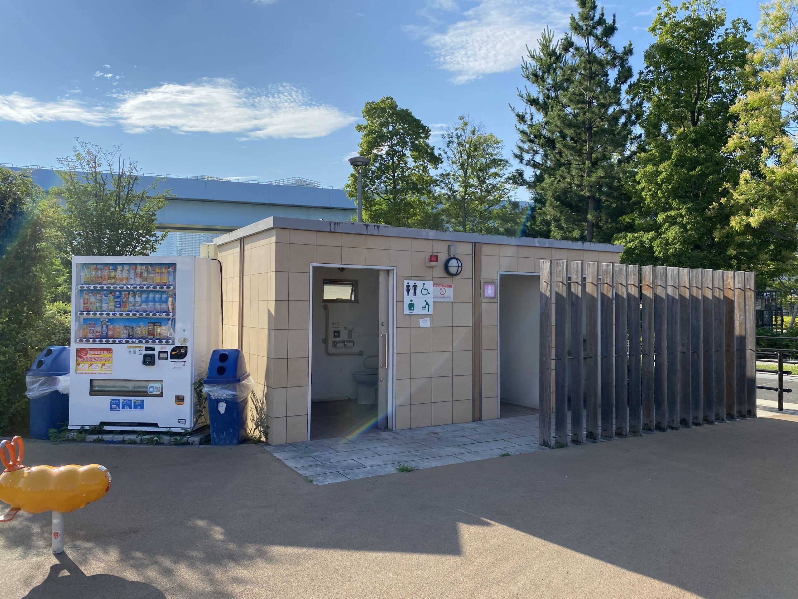 豊洲 東電堀 釣り トイレ