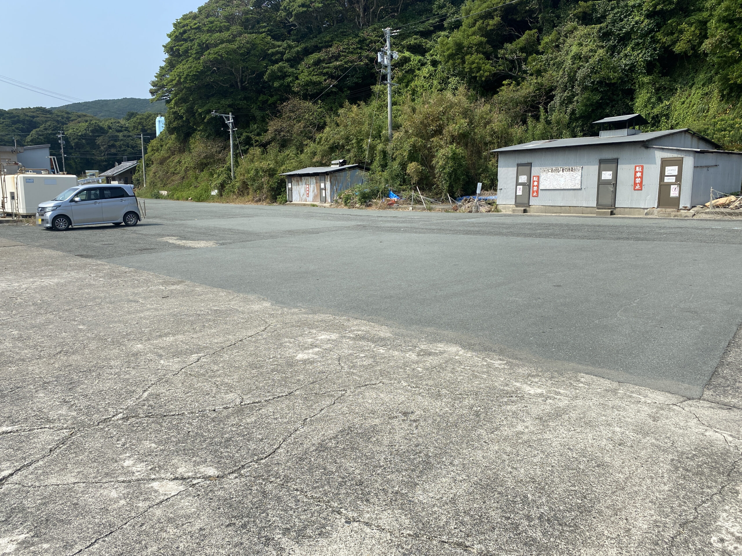 国崎漁港　釣り　駐車場