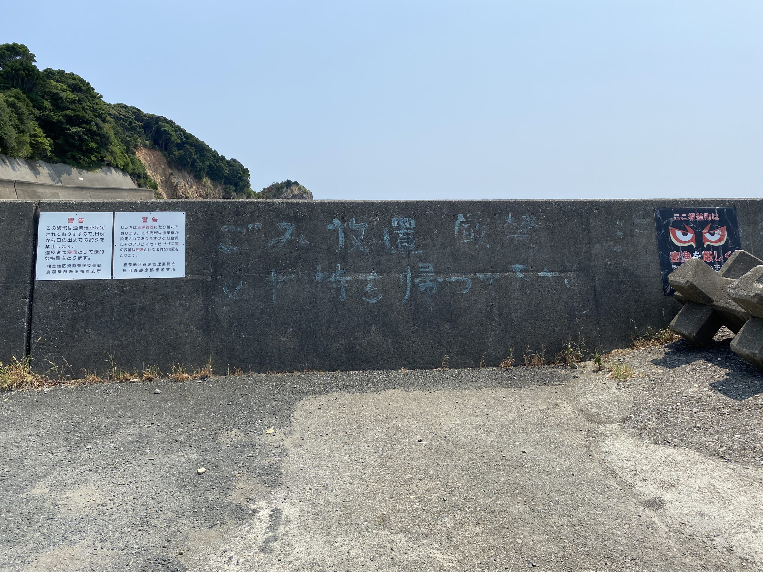 相差漁港　釣り