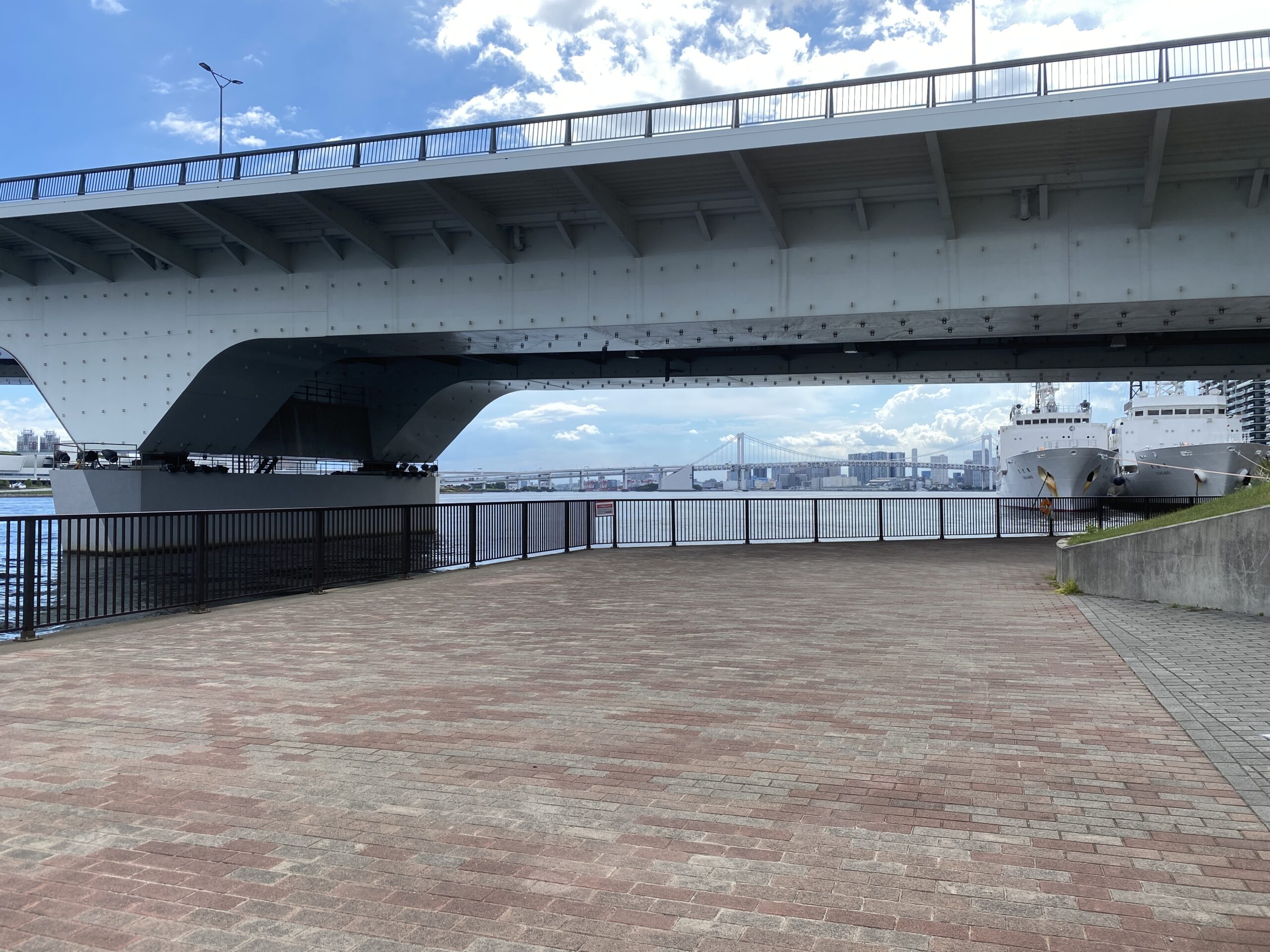 晴海緑道公園　釣り