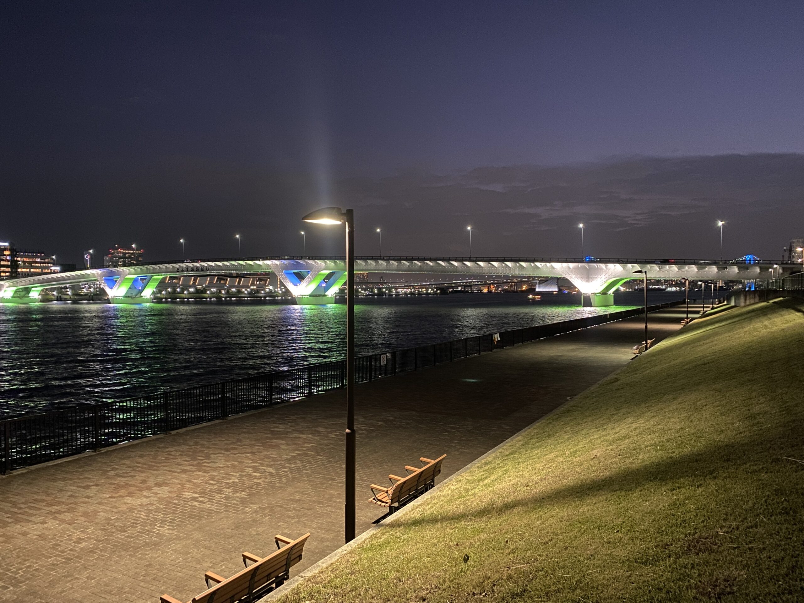 晴海緑道公園　釣り